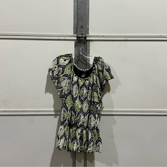 ๐ฆ3 for $35๐ฆ Plus Size 3X Style &Co Wingback Sleeve multi color top - Picture 3 of 8